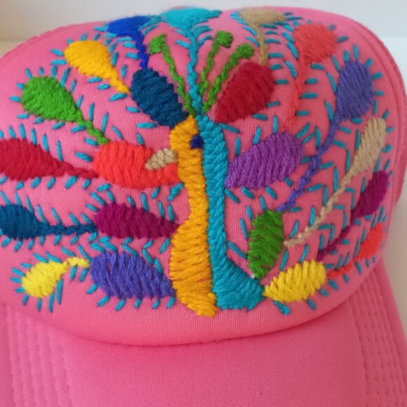 Embroidered peacock hat main image 7